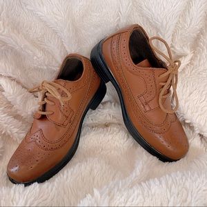 Little Boy Brown Dress Shoes